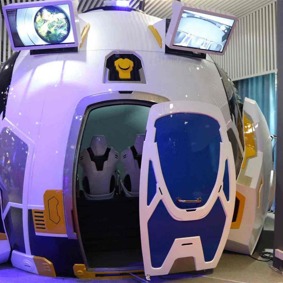 VR太空舱 大型娱乐暖场互动设备 高端科技道具租赁 虚拟世界互动 娱乐暖场互动